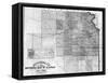 Kansas - Panoramic Map-Lantern Press-Framed Stretched Canvas