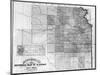 Kansas - Panoramic Map-Lantern Press-Mounted Art Print