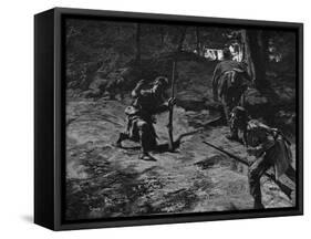 Kansas Pro-Slavery-null-Framed Stretched Canvas
