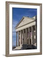 Kansas State Capital Exterior, Topeka, Kansas, USA-Walter Bibikow-Framed Photographic Print