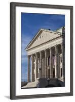 Kansas State Capital Exterior, Topeka, Kansas, USA-Walter Bibikow-Framed Photographic Print