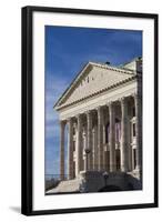 Kansas State Capital Exterior, Topeka, Kansas, USA-Walter Bibikow-Framed Photographic Print