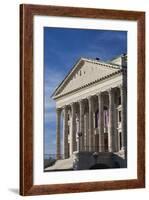 Kansas State Capital Exterior, Topeka, Kansas, USA-Walter Bibikow-Framed Photographic Print