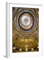 Kansas State Capital Interior, Topeka, Kansas, USA-Walter Bibikow-Framed Photographic Print