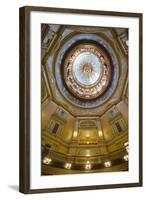 Kansas State Capital Interior, Topeka, Kansas, USA-Walter Bibikow-Framed Photographic Print