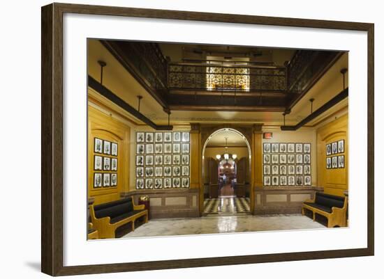 Kansas State Capital Interior, Topeka, Kansas, USA-Walter Bibikow-Framed Photographic Print