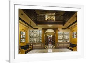 Kansas State Capital Interior, Topeka, Kansas, USA-Walter Bibikow-Framed Photographic Print