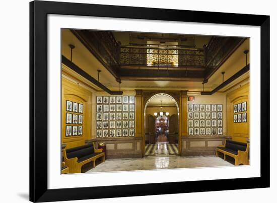 Kansas State Capital Interior, Topeka, Kansas, USA-Walter Bibikow-Framed Photographic Print