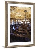 Kansas State Capital, State Senate Chamber, Topeka, Kansas, USA-Walter Bibikow-Framed Photographic Print