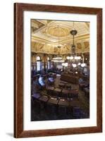 Kansas State Capital, State Senate Chamber, Topeka, Kansas, USA-Walter Bibikow-Framed Photographic Print