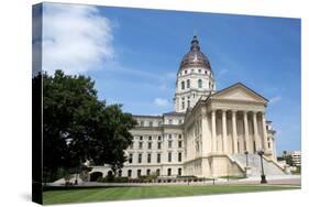 Kansas State Capitol-Steven Frame-Stretched Canvas