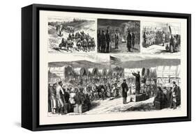 Kansas: the Last Invasion of the Red Man's Home the Settlers' Raid on Oklahoma-null-Framed Stretched Canvas