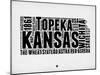 Kansas Word Cloud 2-NaxArt-Mounted Art Print