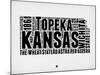 Kansas Word Cloud 2-NaxArt-Mounted Art Print