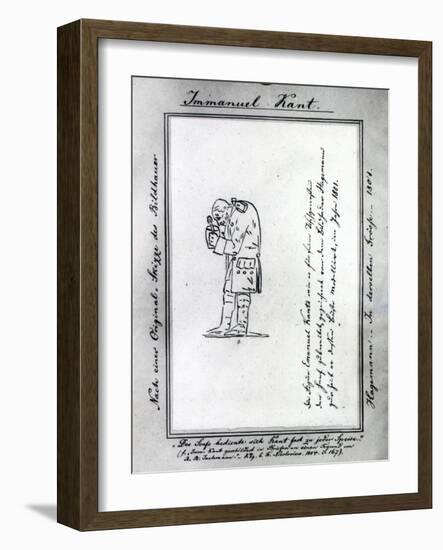 Kant Mixing Mustard, 1801-Friedrich Hagemann-Framed Giclee Print