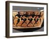 Kantharos Depicting Athletes Running-null-Framed Giclee Print