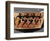 Kantharos Depicting Athletes Running-null-Framed Giclee Print