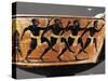 Kantharos Depicting Athletes Running-null-Stretched Canvas