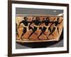 Kantharos Depicting Athletes Running-null-Framed Giclee Print