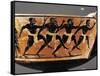 Kantharos Depicting Athletes Running-null-Framed Stretched Canvas