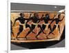 Kantharos Depicting Athletes Running-null-Framed Giclee Print