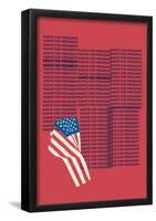 Kanye For Prez (Red)-null-Framed Poster