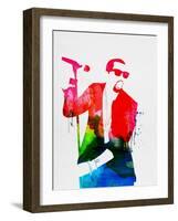 Kanye Watercolor-Lana Feldman-Framed Art Print