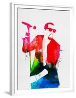 Kanye Watercolor-Lana Feldman-Framed Art Print