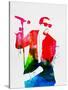 Kanye Watercolor-Lana Feldman-Stretched Canvas