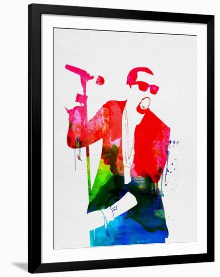 Kanye Watercolor-Lana Feldman-Framed Art Print