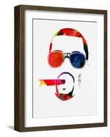 Kanye Watercolor-Lana Feldman-Framed Art Print