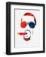 Kanye Watercolor-Lana Feldman-Framed Art Print