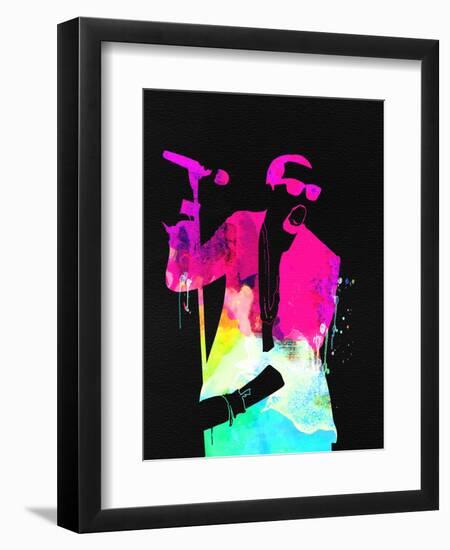 Kanye Watercolor-Lana Feldman-Framed Art Print