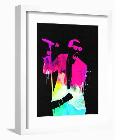 Kanye Watercolor-Lana Feldman-Framed Art Print