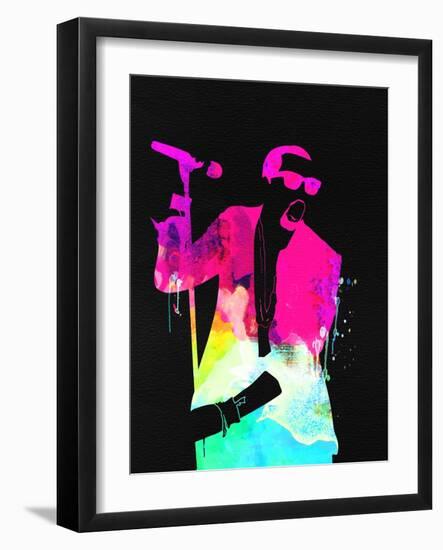 Kanye Watercolor-Lana Feldman-Framed Art Print