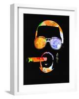 Kanye Watercolor-Lana Feldman-Framed Art Print