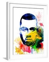 Kanye West Watercolor-Jack Hunter-Framed Art Print