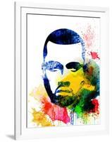 Kanye West Watercolor-Jack Hunter-Framed Art Print