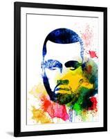 Kanye West Watercolor-Jack Hunter-Framed Art Print