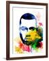 Kanye West Watercolor-Jack Hunter-Framed Art Print