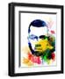 Kanye West Watercolor-Jack Hunter-Framed Art Print