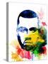 Kanye West Watercolor-Jack Hunter-Stretched Canvas