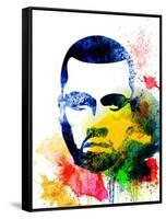 Kanye West Watercolor-Jack Hunter-Framed Stretched Canvas