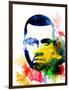 Kanye West Watercolor-Jack Hunter-Framed Art Print