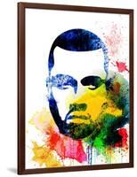 Kanye West Watercolor-Jack Hunter-Framed Art Print