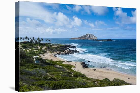 Kaohikaipu Island and Kaupo Beach, Oahu, Hawaii, United States of America, Pacific-Michael-Stretched Canvas