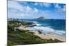Kaohikaipu Island and Kaupo Beach, Oahu, Hawaii, United States of America, Pacific-Michael-Mounted Photographic Print