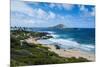 Kaohikaipu Island and Kaupo Beach, Oahu, Hawaii, United States of America, Pacific-Michael-Mounted Photographic Print