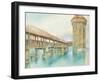 Kapelbrucke, Lucerne, 19th Century-John Ruskin-Framed Giclee Print