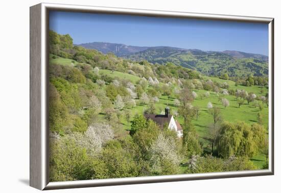 Kapelle Berghausen, Ebringen, Markgräfler Land, southern Black Forest, Baden-Wurttemberg, Germany-Markus Lange-Framed Photographic Print